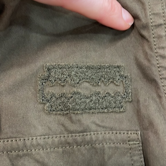 Zadig & Voltaire army green jean style shirt - Picture 8 of 11